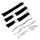 1/10 Types Stainless Steel Therapy Muscle Massage Guasha Board Body Relaxation Deep Tissue Recovery Scraper Physical Health Care