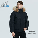 ICEbear 2021 New Winter Men&#39;s Coat Fashion Men&#39;s Clothing Hooded Jacket Brand Apparel MWD19626I