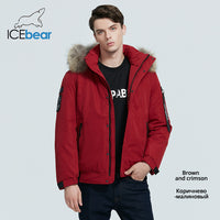 ICEbear 2021 New Winter Men&#39;s Coat Fashion Men&#39;s Clothing Hooded Jacket Brand Apparel MWD19626I