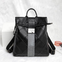 Leather Anti Theft Women Backpack Outdoor Travel Bag Large Capactiy Girl&#39;s Schoolbag Daily Knapsack Mochila Feminina Sac A Dos