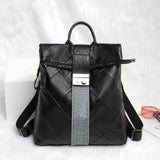 Leather Anti Theft Women Backpack Outdoor Travel Bag Large Capactiy Girl&#39;s Schoolbag Daily Knapsack Mochila Feminina Sac A Dos