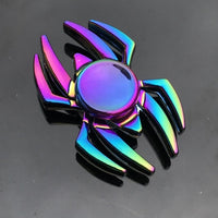 Colorful Fidget Spinner Metal Zinc Alloy Office Anxiety Relief Stress Fidget Gyro Toy Skull/snowflake Autism Toys for Children