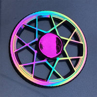 Colorful Fidget Spinner Metal Zinc Alloy Office Anxiety Relief Stress Fidget Gyro Toy Skull/snowflake Autism Toys for Children