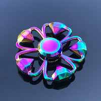 Colorful Fidget Spinner Metal Zinc Alloy Office Anxiety Relief Stress Fidget Gyro Toy Skull/snowflake Autism Toys for Children
