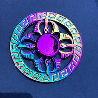 Colorful Fidget Spinner Metal Zinc Alloy Office Anxiety Relief Stress Fidget Gyro Toy Skull/snowflake Autism Toys for Children