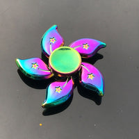 Colorful Fidget Spinner Metal Zinc Alloy Office Anxiety Relief Stress Fidget Gyro Toy Skull/snowflake Autism Toys for Children