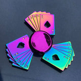 Colorful Fidget Spinner Metal Zinc Alloy Office Anxiety Relief Stress Fidget Gyro Toy Skull/snowflake Autism Toys for Children
