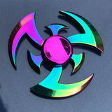 Colorful Fidget Spinner Metal Zinc Alloy Office Anxiety Relief Stress Fidget Gyro Toy Skull/snowflake Autism Toys for Children
