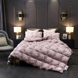 Luxurious White Goose Down Comforter Duvet Insert Bread Shape 100% Cotton Cover Blanket US Queen King Super King 104X91&quot;