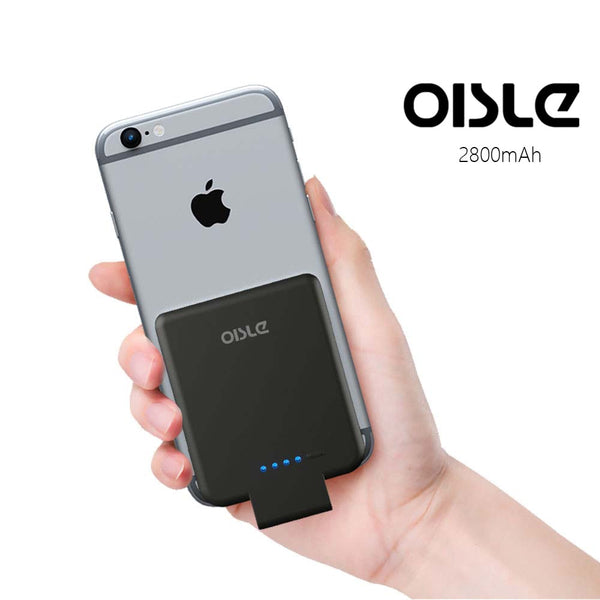 OISLE fast Battery Charger Case For iPhone 8/7/6(s) /x/11/SE2/XR, Ultra Slim thin Power Bank mini Backup Portable Charging Case