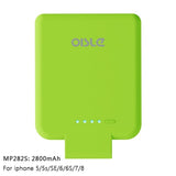 OISLE fast Battery Charger Case For iPhone 8/7/6(s) /x/11/SE2/XR, Ultra Slim thin Power Bank mini Backup Portable Charging Case