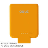 OISLE fast Battery Charger Case For iPhone 8/7/6(s) /x/11/SE2/XR, Ultra Slim thin Power Bank mini Backup Portable Charging Case