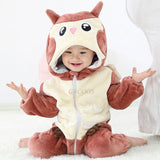 Winter Baby Clothes Panda Rabbit Romper Boy Costume Newborn Romper For Bebes Clothing Kids Girl Jumpsuit Toddler Infant Sleepers