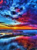 HUACAN Diamond Painting Full Drill Square Landscape 5D DIY Diamond Embroidery Seaside Sunset Picture Of Rhinestone Sunrise