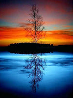 HUACAN Diamond Painting Full Drill Square Landscape 5D DIY Diamond Embroidery Seaside Sunset Picture Of Rhinestone Sunrise