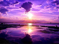 HUACAN Diamond Painting Full Drill Square Landscape 5D DIY Diamond Embroidery Seaside Sunset Picture Of Rhinestone Sunrise