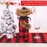 Christmas Bottle Cover Merry Christmas Decor For Home 2021 The Nightmare Before Christmas Ornments Xmas Gift New Year 2022 Noel