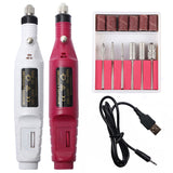 1 Set Mini Electric Nail Drill Machine Manicure Drill Machine Professional Nail Drill Machine Pedicure Sander Nail Drill File