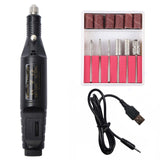 1 Set Mini Electric Nail Drill Machine Manicure Drill Machine Professional Nail Drill Machine Pedicure Sander Nail Drill File