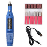 1 Set Mini Electric Nail Drill Machine Manicure Drill Machine Professional Nail Drill Machine Pedicure Sander Nail Drill File