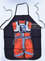 wholesale  Party Product Funny for WAR vader White Warrior  Apron Character Costume Apron Cooking apron Party funny Apron