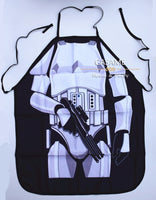 wholesale  Party Product Funny for WAR vader White Warrior  Apron Character Costume Apron Cooking apron Party funny Apron