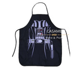 wholesale  Party Product Funny for WAR vader White Warrior  Apron Character Costume Apron Cooking apron Party funny Apron