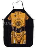 wholesale  Party Product Funny for WAR vader White Warrior  Apron Character Costume Apron Cooking apron Party funny Apron