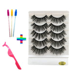 10pairs of false eyelashes natural mink false eyelashes make up  thick and soft eyelashes female makeup eyelashes free shipping
