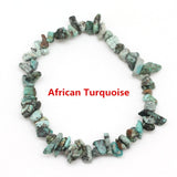 Hot Irregular Natural Crystals Chakras Stone Bracelet Beads Chips Jewelry Bracelets Yellow Crystals Clear Crystals Aquamarines
