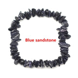 Hot Irregular Natural Crystals Chakras Stone Bracelet Beads Chips Jewelry Bracelets Yellow Crystals Clear Crystals Aquamarines