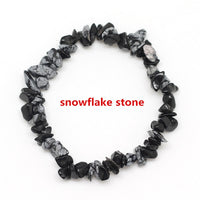 Hot Irregular Natural Crystals Chakras Stone Bracelet Beads Chips Jewelry Bracelets Yellow Crystals Clear Crystals Aquamarines