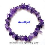 Hot Irregular Natural Crystals Chakras Stone Bracelet Beads Chips Jewelry Bracelets Yellow Crystals Clear Crystals Aquamarines