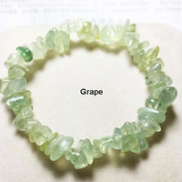 Hot Irregular Natural Crystals Chakras Stone Bracelet Beads Chips Jewelry Bracelets Yellow Crystals Clear Crystals Aquamarines