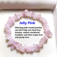 Hot Irregular Natural Crystals Chakras Stone Bracelet Beads Chips Jewelry Bracelets Yellow Crystals Clear Crystals Aquamarines