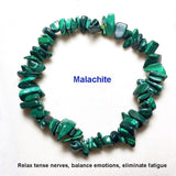 Hot Irregular Natural Crystals Chakras Stone Bracelet Beads Chips Jewelry Bracelets Yellow Crystals Clear Crystals Aquamarines