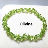 Hot Irregular Natural Crystals Chakras Stone Bracelet Beads Chips Jewelry Bracelets Yellow Crystals Clear Crystals Aquamarines