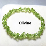 Hot Irregular Natural Crystals Chakras Stone Bracelet Beads Chips Jewelry Bracelets Yellow Crystals Clear Crystals Aquamarines