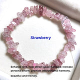 Hot Irregular Natural Crystals Chakras Stone Bracelet Beads Chips Jewelry Bracelets Yellow Crystals Clear Crystals Aquamarines