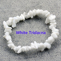 Hot Irregular Natural Crystals Chakras Stone Bracelet Beads Chips Jewelry Bracelets Yellow Crystals Clear Crystals Aquamarines