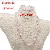 Hot Irregular Natural Crystals Chakras Stone Bracelet Beads Chips Jewelry Bracelets Yellow Crystals Clear Crystals Aquamarines