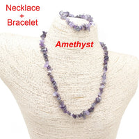 Hot Irregular Natural Crystals Chakras Stone Bracelet Beads Chips Jewelry Bracelets Yellow Crystals Clear Crystals Aquamarines