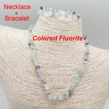 Hot Irregular Natural Crystals Chakras Stone Bracelet Beads Chips Jewelry Bracelets Yellow Crystals Clear Crystals Aquamarines