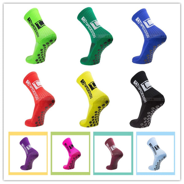 New 2020 Men Anti-Slip Football Socks High Quality Soft Breathable Thickened Sports Socks Running Cycling Hiking Women Soccer So