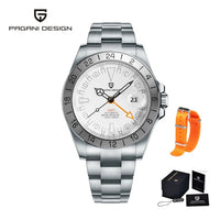2021 New PAGANI DESIGN Men Automatic Mechanical Watch Classic Retro GMT Watch Stainless Steel 200m Waterproof Clock Reloj Hombre