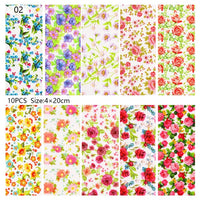 10 Sheets Nail Transfer Foil Marble Nail Art Stickers Retro Pattern Nail Art Decals DIY Nails Accessories 4*100cm