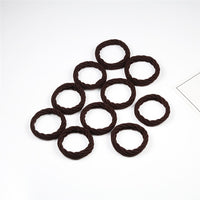10PCS Women Girls Simple Basic Elastic Hair Bands Ties Scrunchie Ponytail Holder Rubber Bands Fashion Headband Hair Accessories