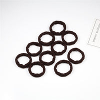 10PCS Women Girls Simple Basic Elastic Hair Bands Ties Scrunchie Ponytail Holder Rubber Bands Fashion Headband Hair Accessories