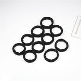 10PCS Women Girls Simple Basic Elastic Hair Bands Ties Scrunchie Ponytail Holder Rubber Bands Fashion Headband Hair Accessories