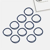 10PCS Women Girls Simple Basic Elastic Hair Bands Ties Scrunchie Ponytail Holder Rubber Bands Fashion Headband Hair Accessories